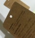 Leather paper tags