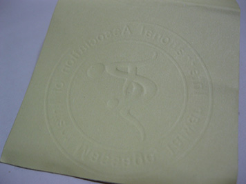 Embossed sitcker 2